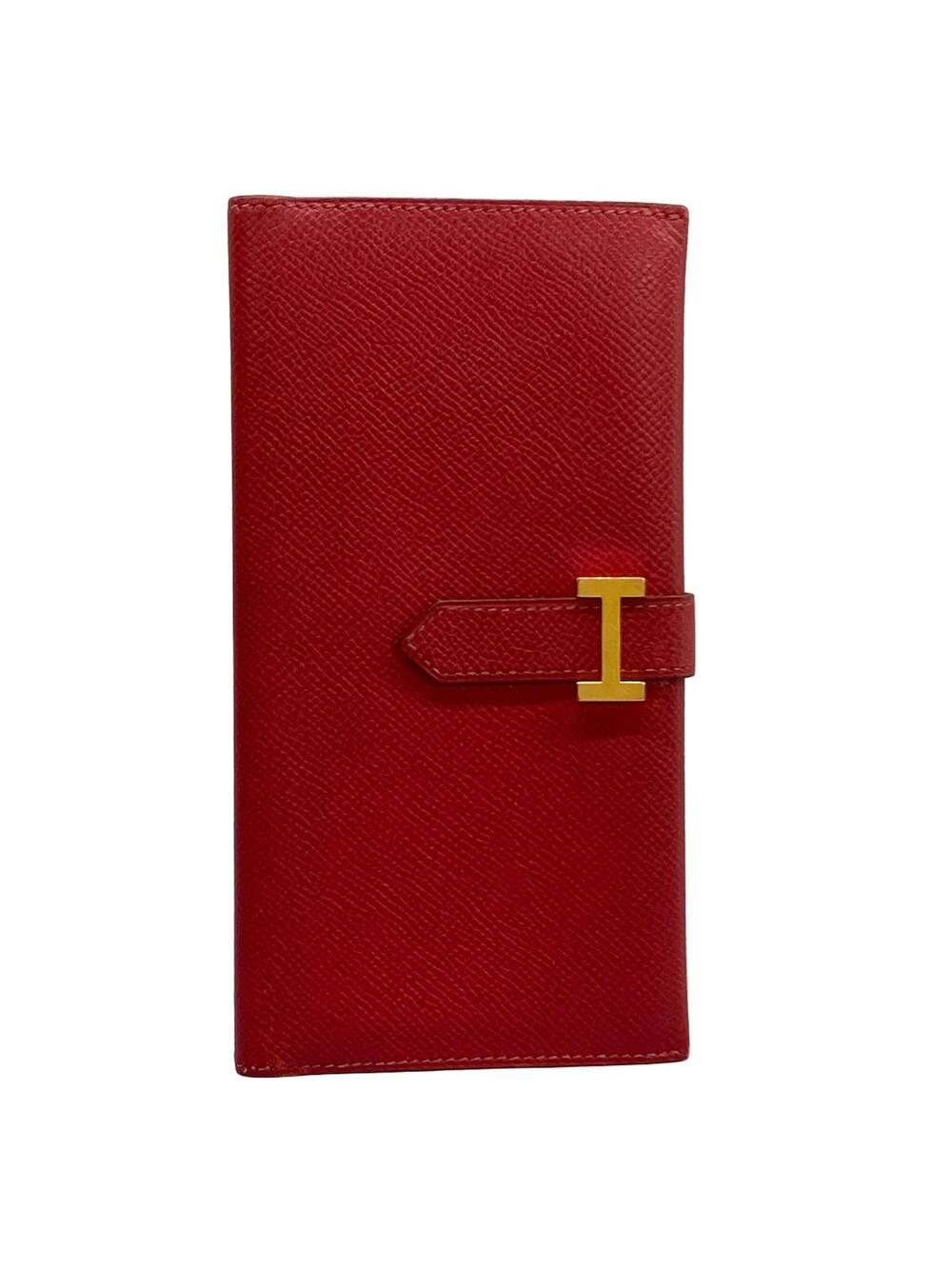Hermes Bearn Ruby Veau Epsom Square B #338688H78B
